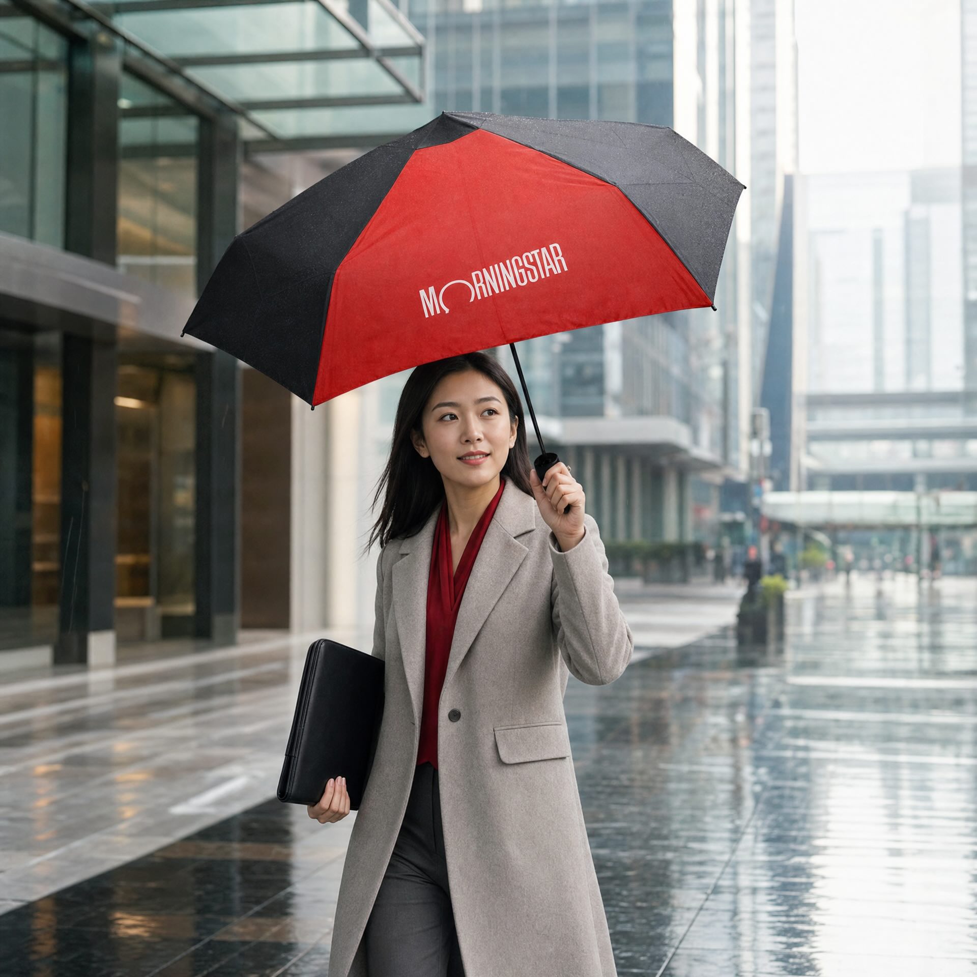 晴雨五摺傘（Morningstar 企業禮品案例）