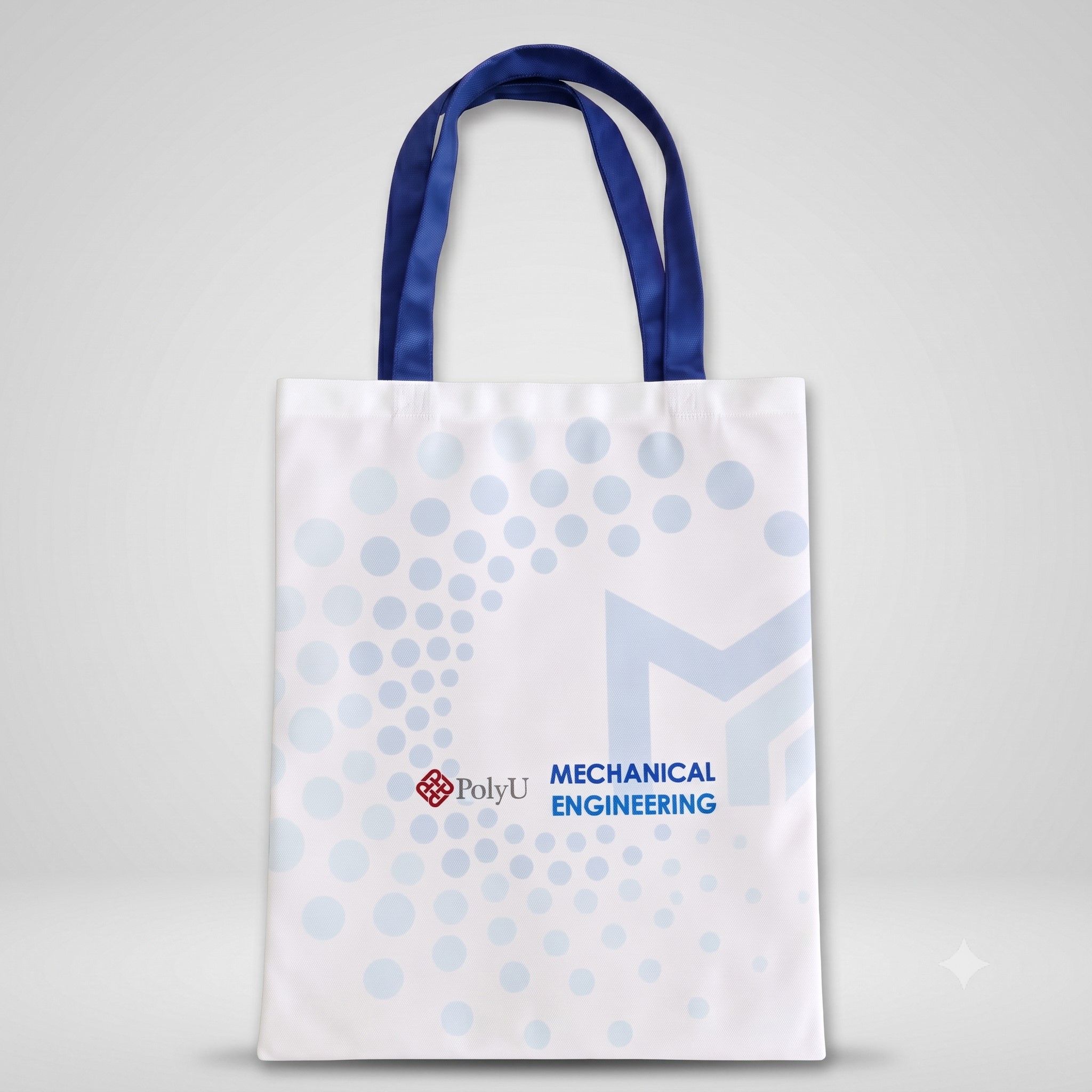 12oz Poly-Cotton Canvas Tote Bag (34x40cm)