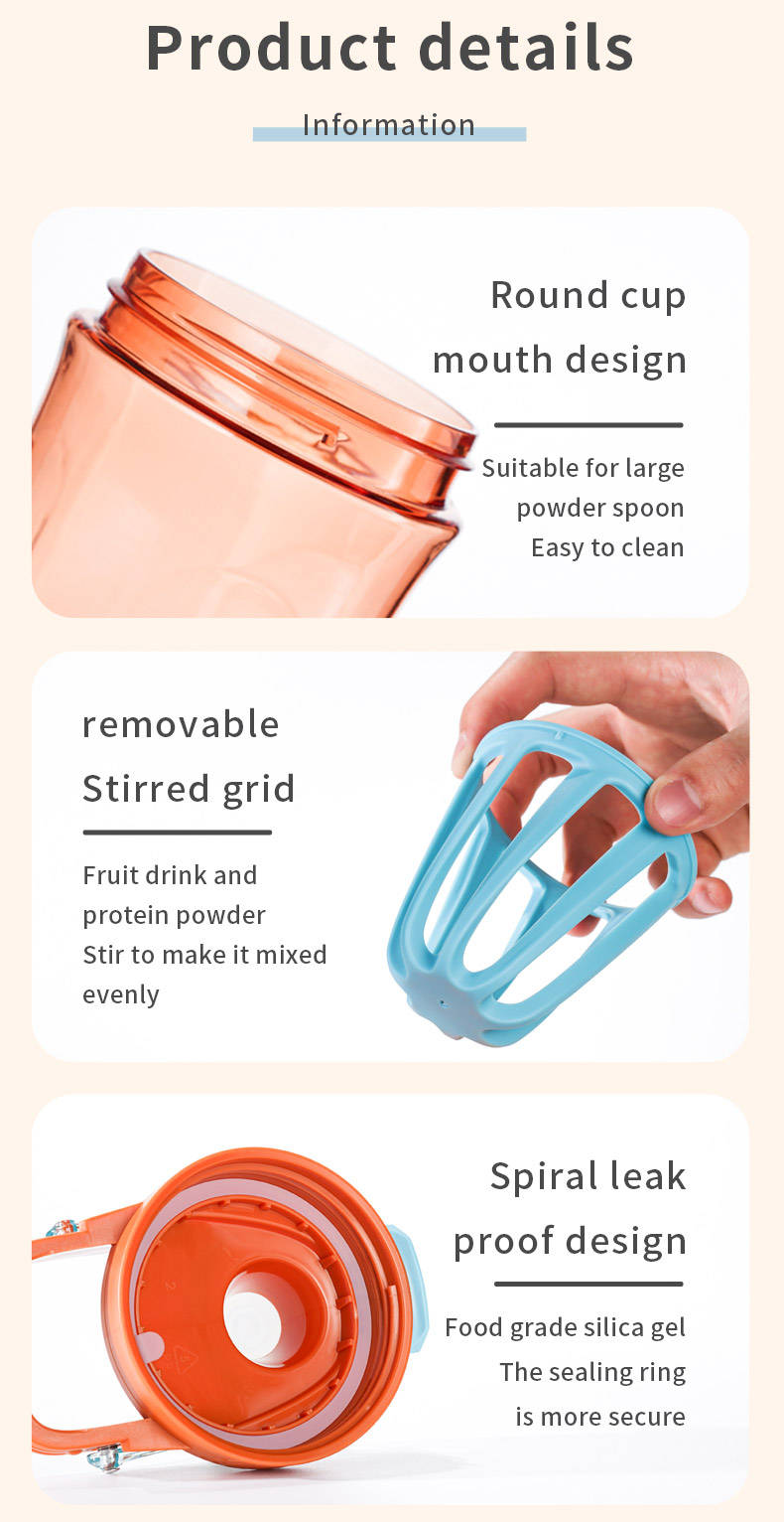 Water Bottle with Fruit Strainer