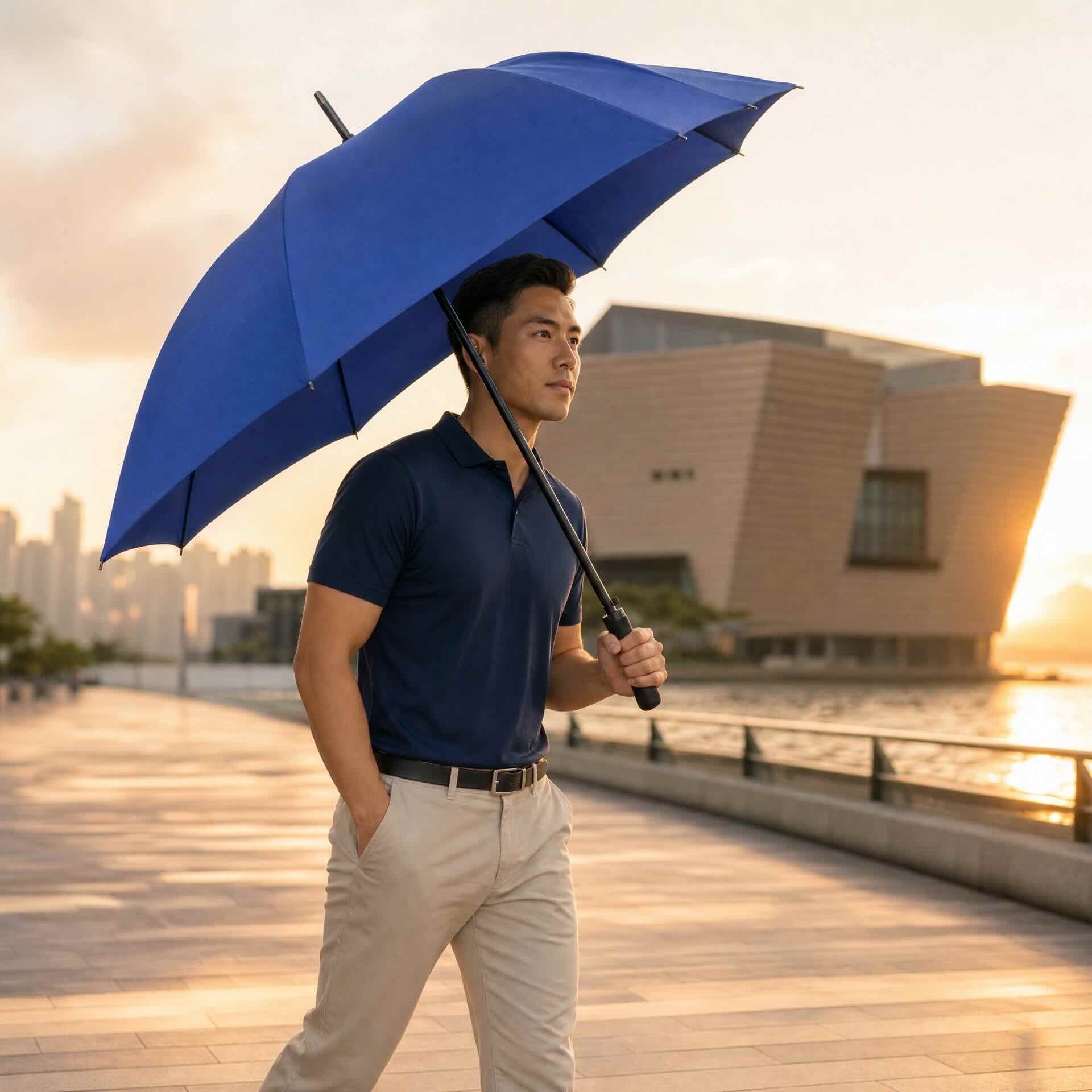 27吋高級超潑水高爾夫雨傘：高性能企業禮品案例