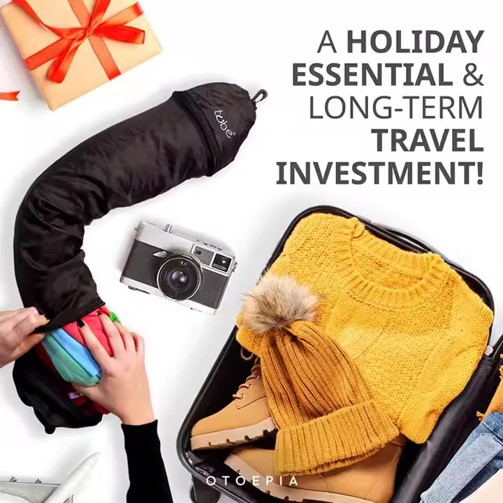 2 in 1 Travel Storage Pillow