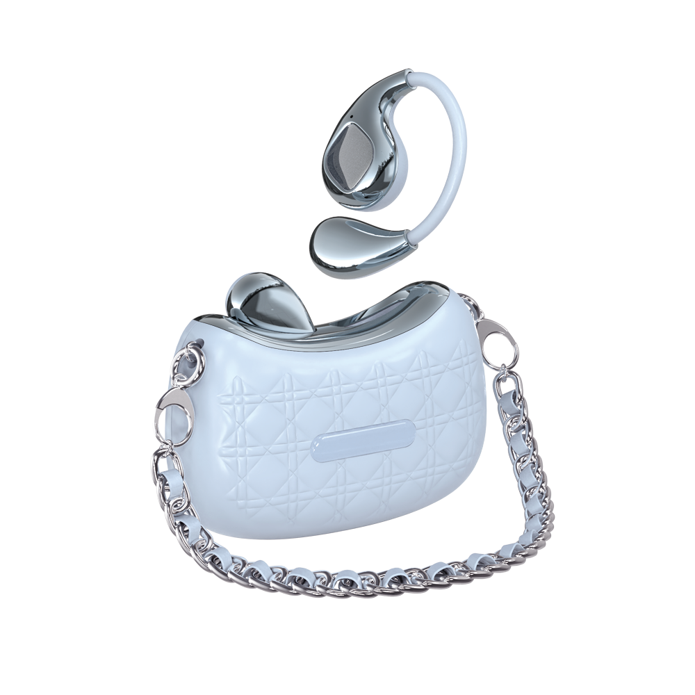 Handbag-Style Open-Ear Wireless Earphones (Custom Logo)