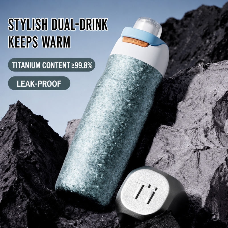 Double-Wall Titanium Coffee Tumbler