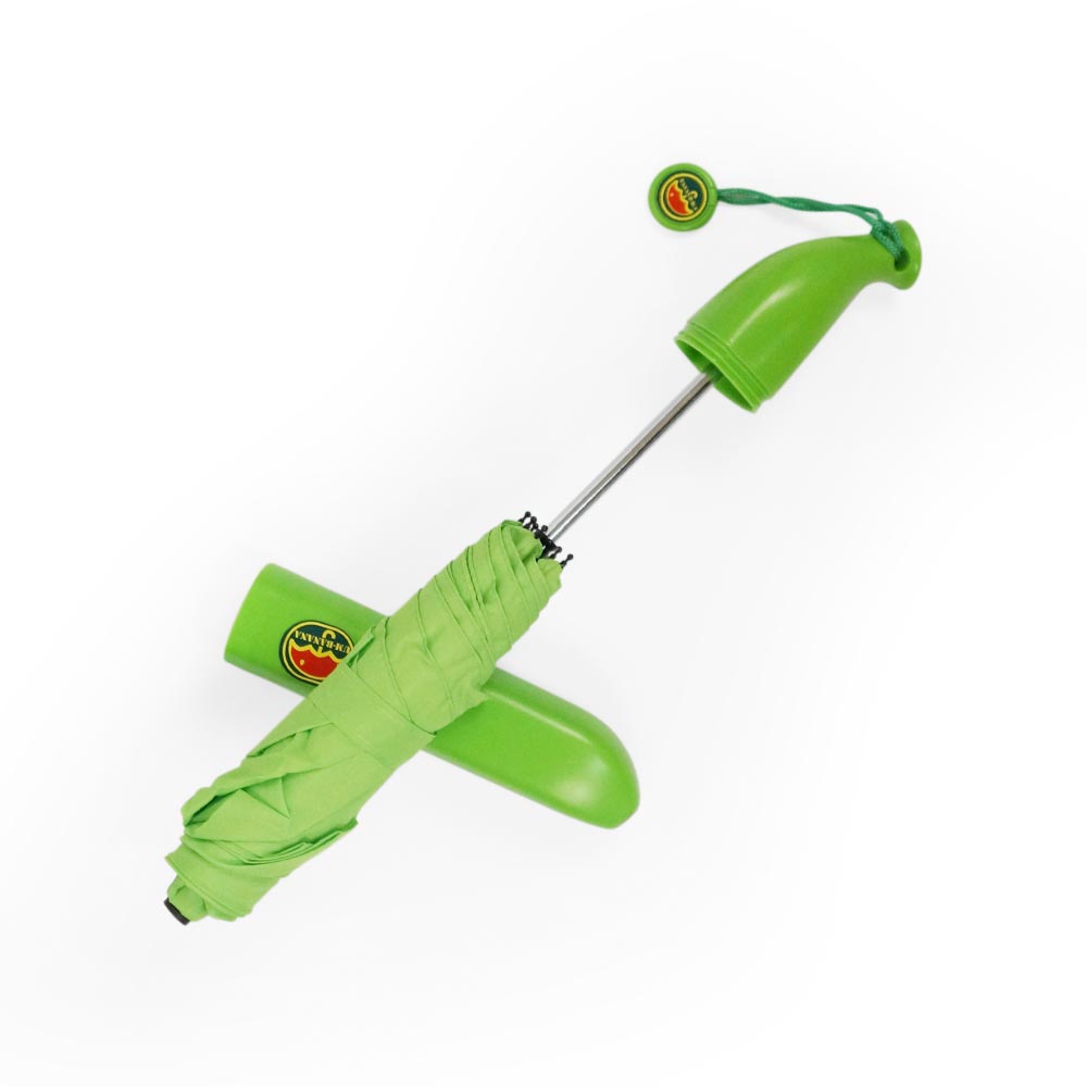 Banana-Shaped Capsule Umbrella | Novelty Hard-Shell Case Promotional Umbrella