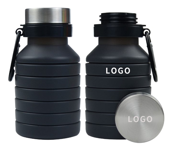 Bpa Free Silicone Collapsible Water Bottle
