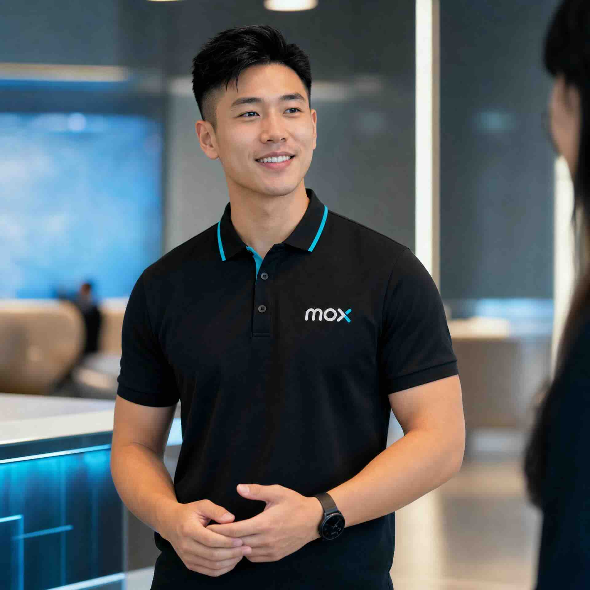 Premium 215g Pique Polo Shirt (Mox Bank Edition)