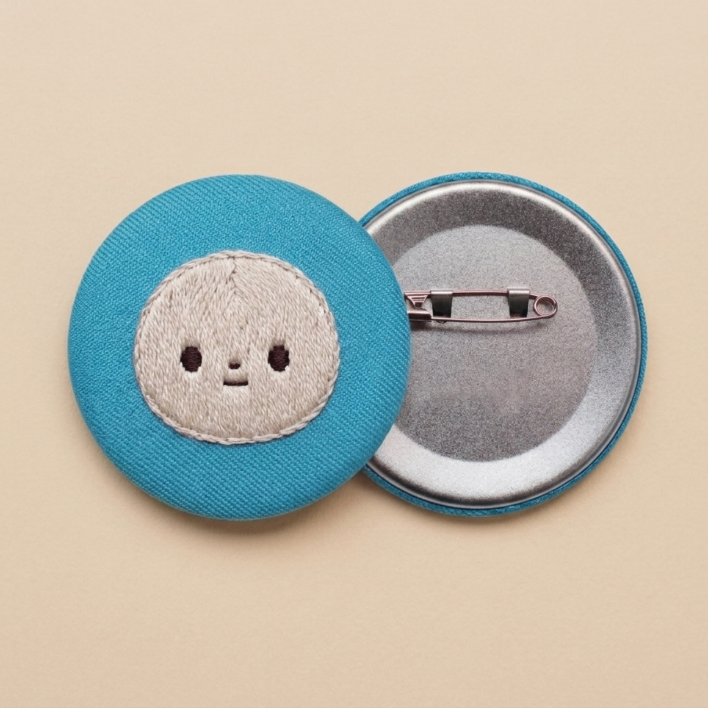 客製化刺繡金屬襟章（可印製標誌及動漫圖案）