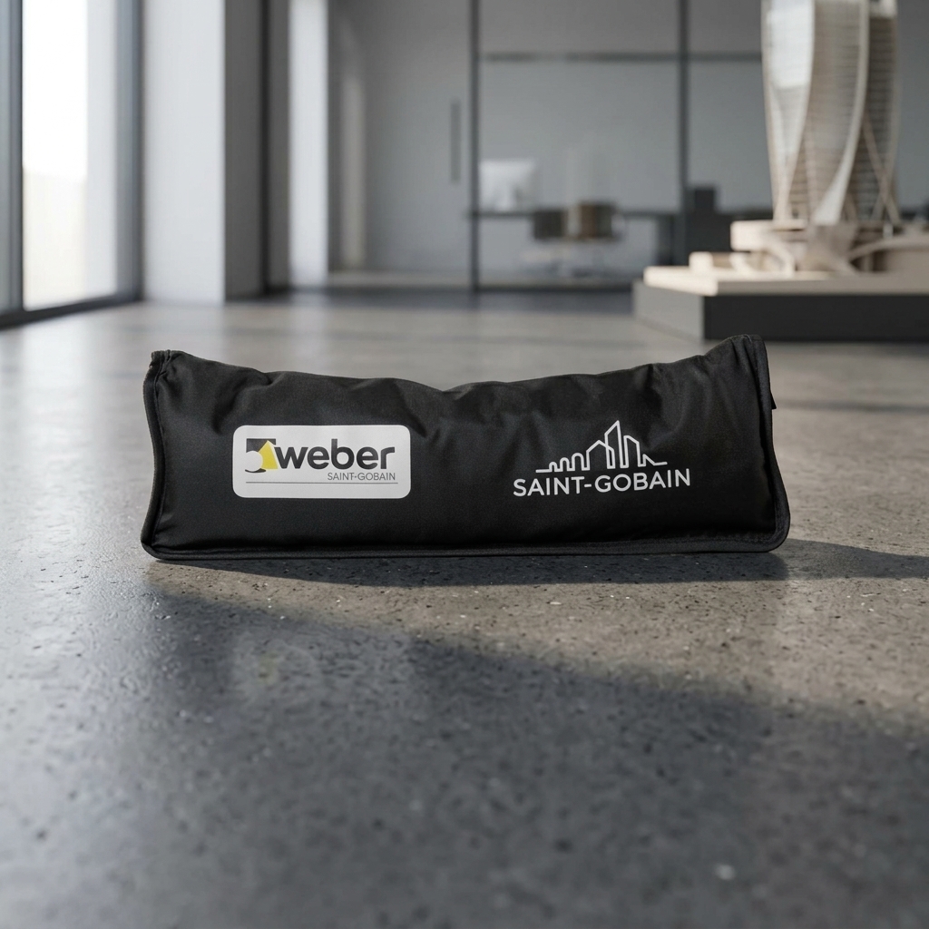 Saint-Gobain Weber 訂製 3 摺雨傘：建築材料品牌推廣案例