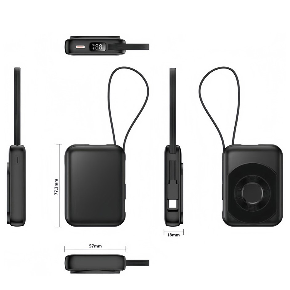 3-in-1 Magnetic Wireless Power Bank