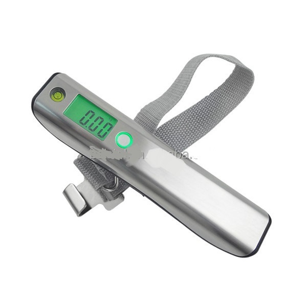 Luggage scale with a built-in tape measure