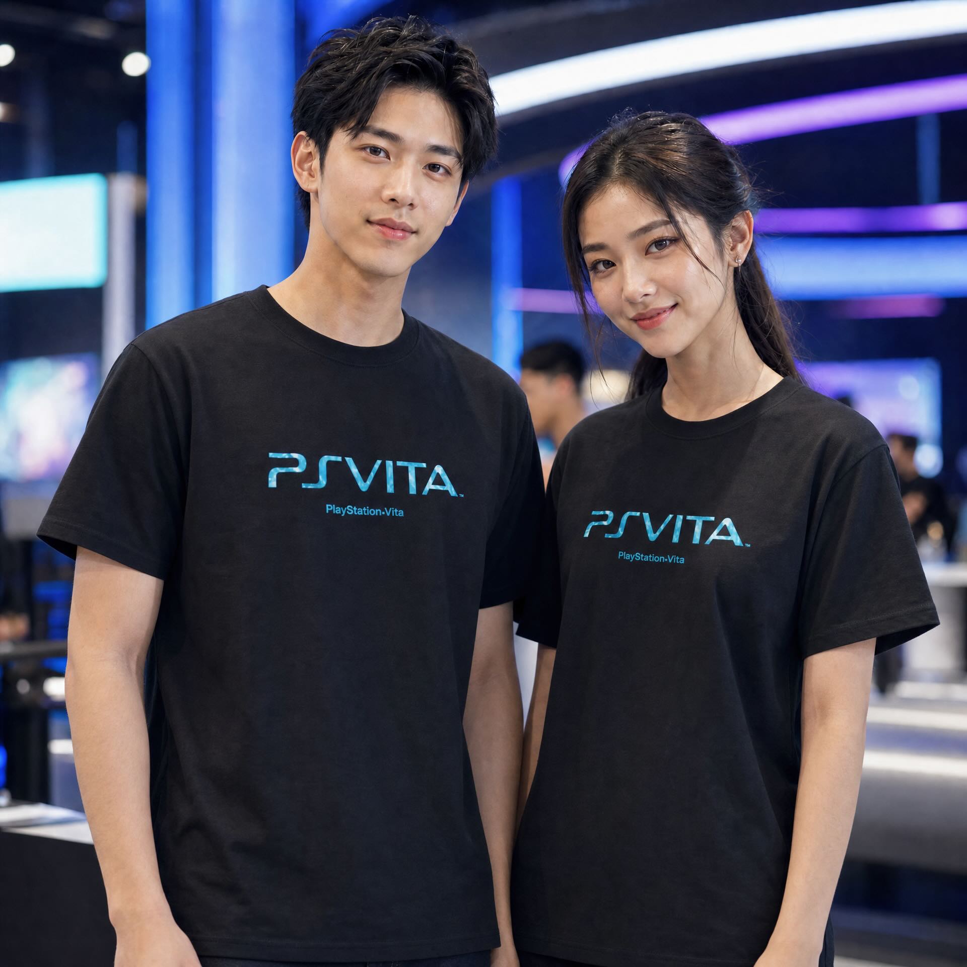 Faux Layered Short Sleeve Tee (PlayStation VITA Edition)