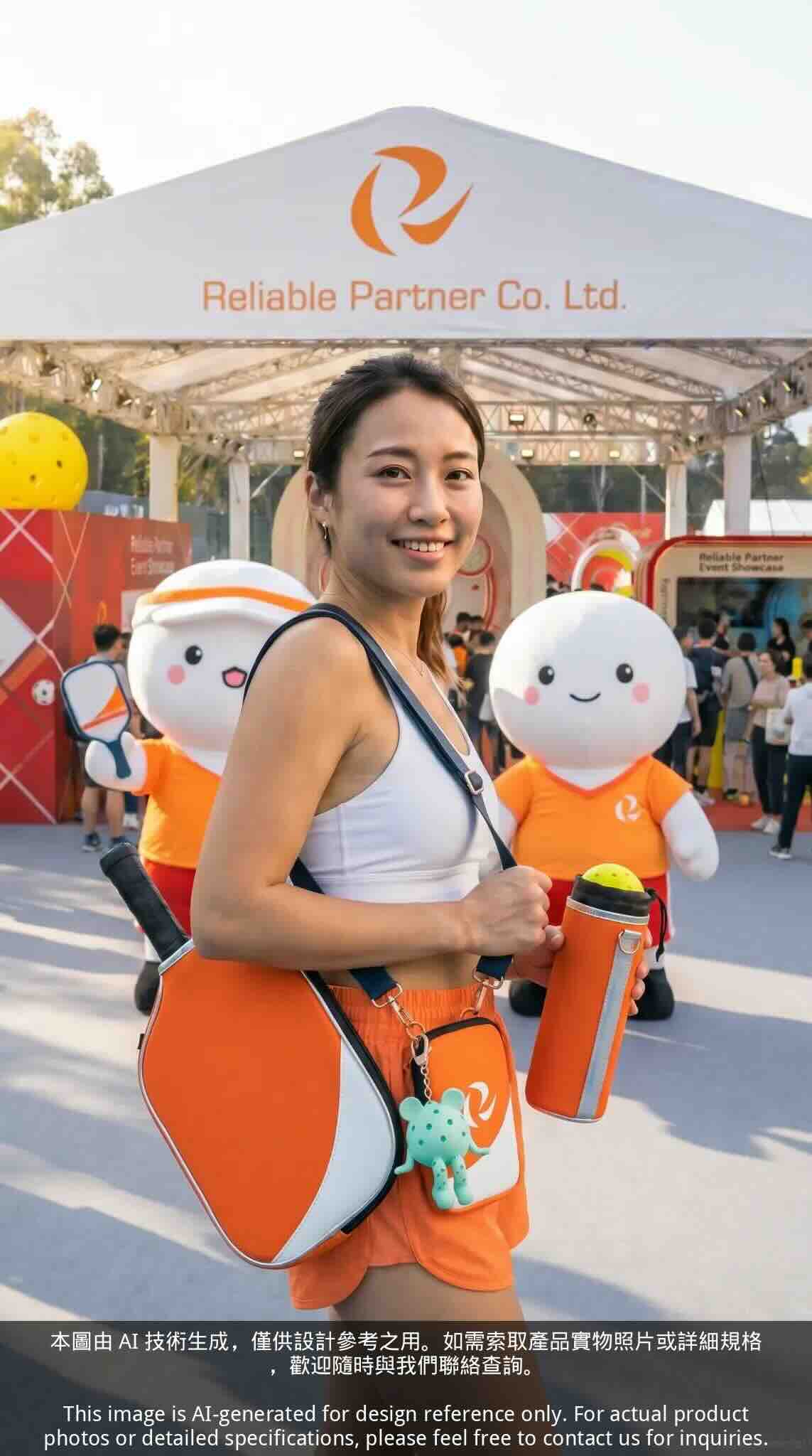 Professional Neoprene Pickleball Paddle Crossbody Sleeve