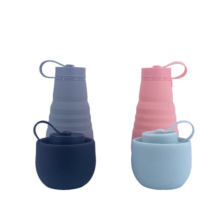 Silicone Collapsible Sport Water Bottle