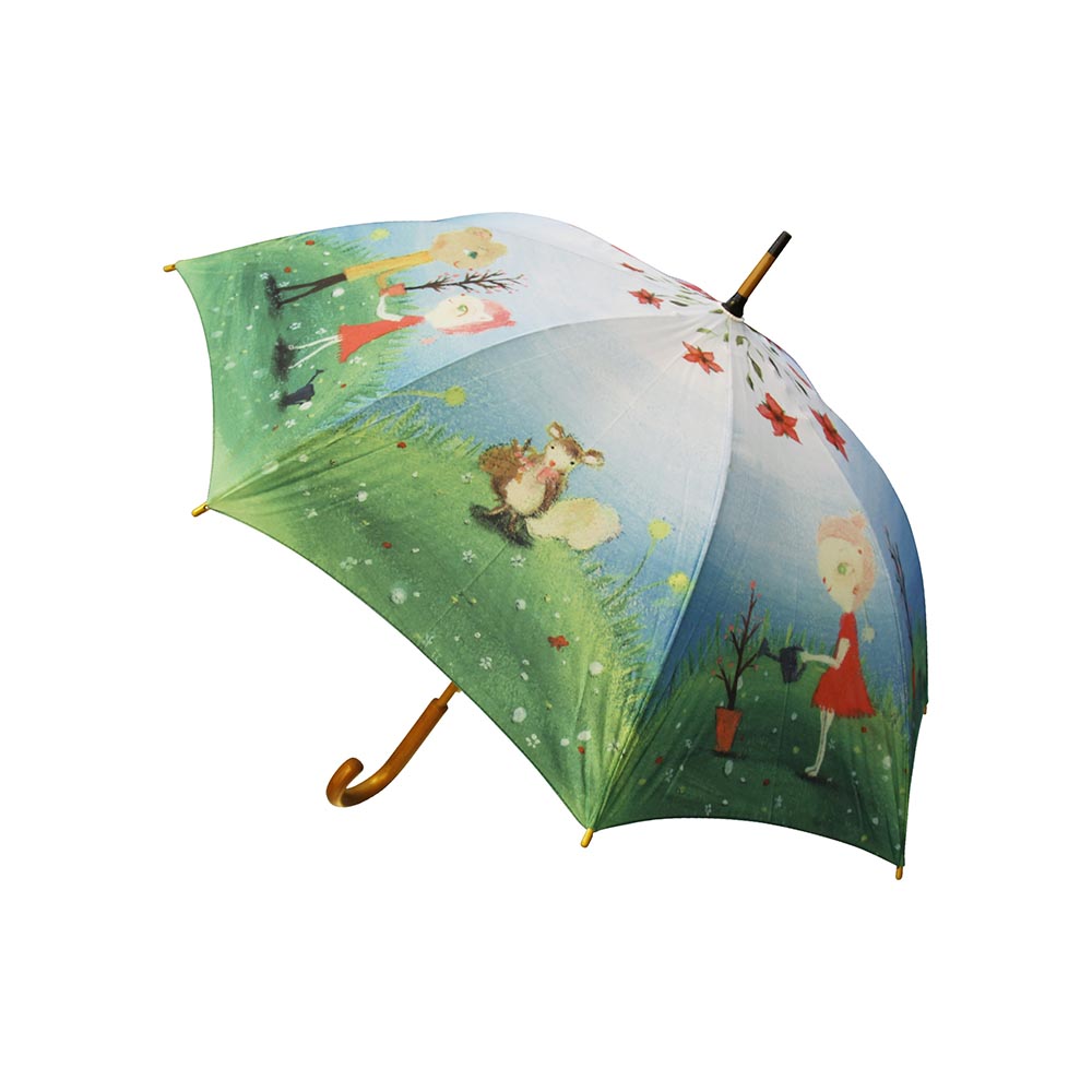 Plaza Hollywood Custom Illustration Umbrella | Exclusive Art Redemption Souvenir