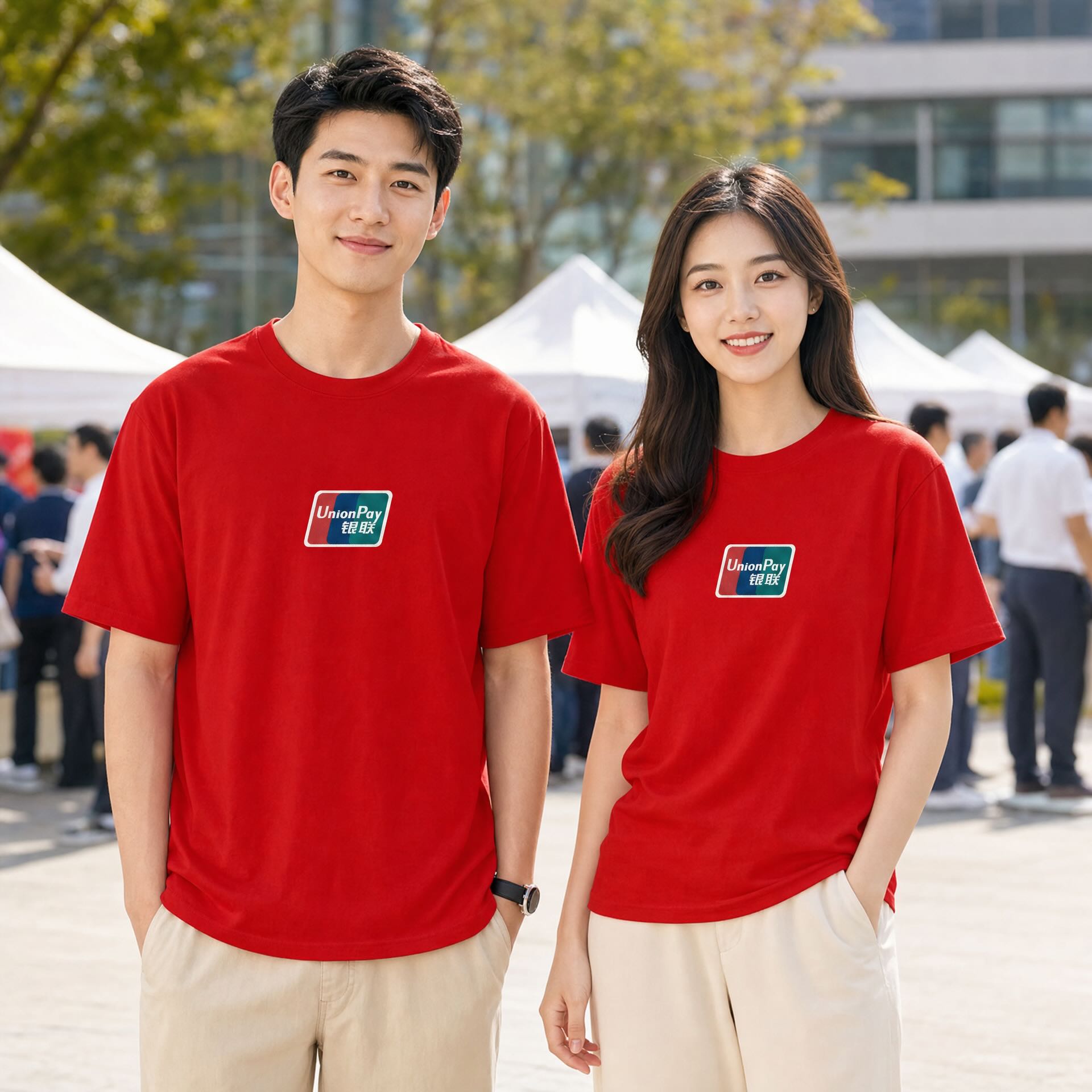 Premium 180g Cotton Short Sleeve Tee (UnionPay Event Edition)