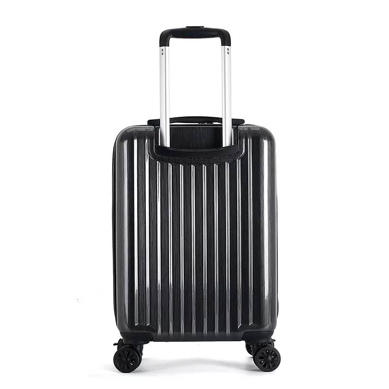 ABS luggage with front open pocket for laptop