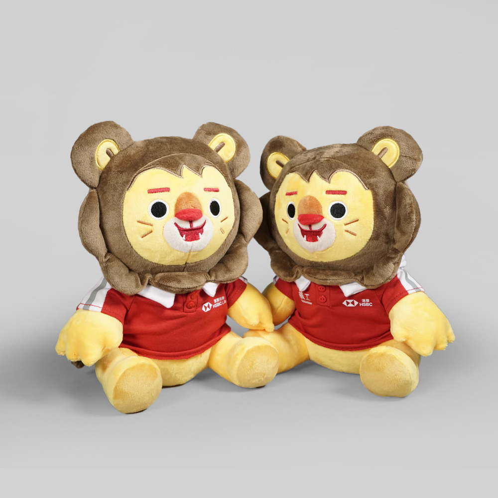 獅子吉祥物毛公仔 (滙豐保險義工品牌大使)