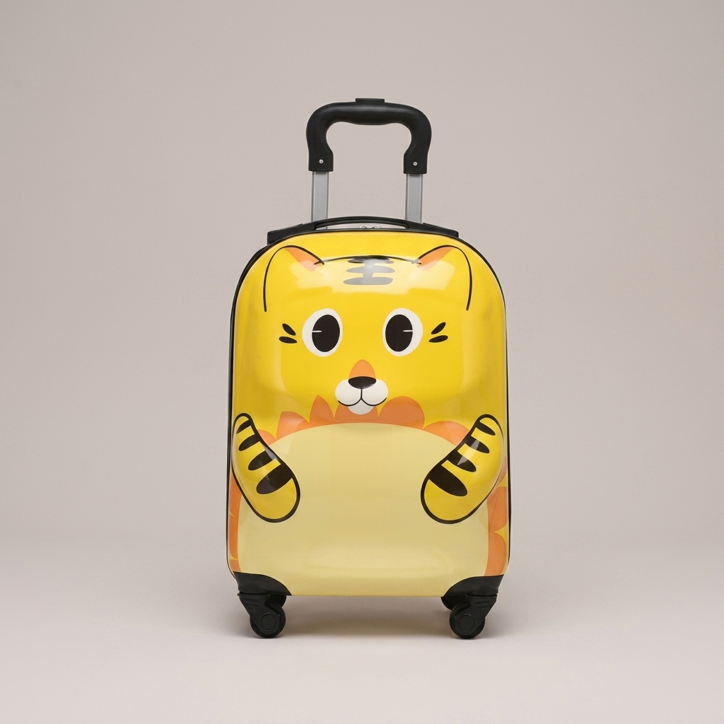 Cartoon Children’s 16-Inch ABS Trolley Suitcase with Custom Pattern
