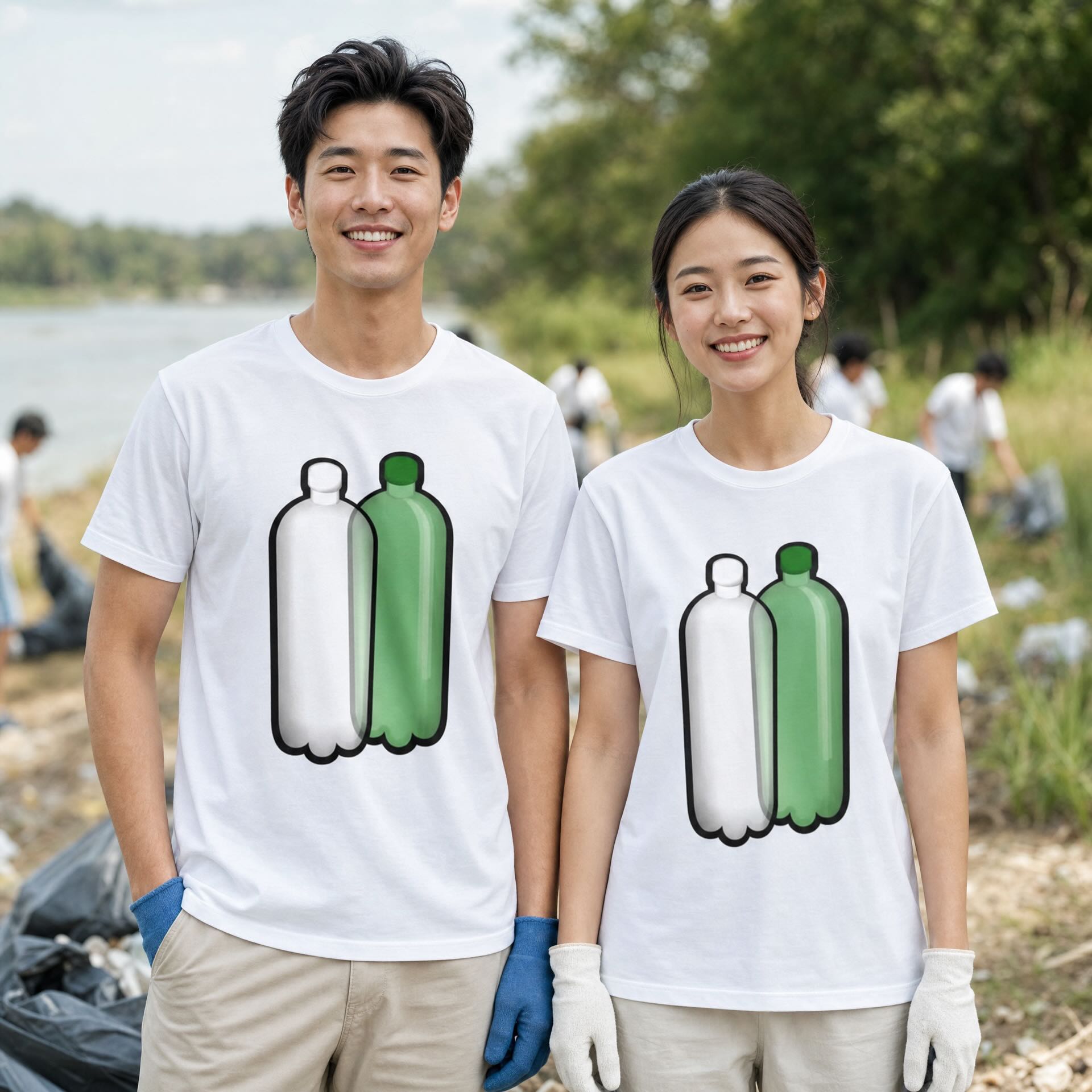 rPET Eco-Friendly Short Sleeve Tee (Corporate ESG Edition)