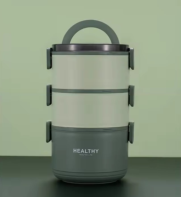 304 Stainless Steel Japanese Style Insulation Lunch Box 