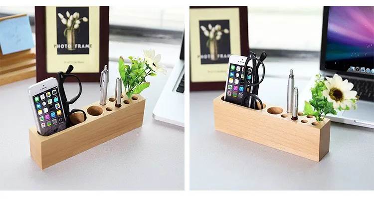 Wooden Desktop Organizer