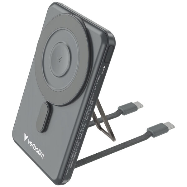 Verbatim 五合一 Charge 'n' Go 5000/10000mAh 磁吸無線行動電源 (CCC 認證)