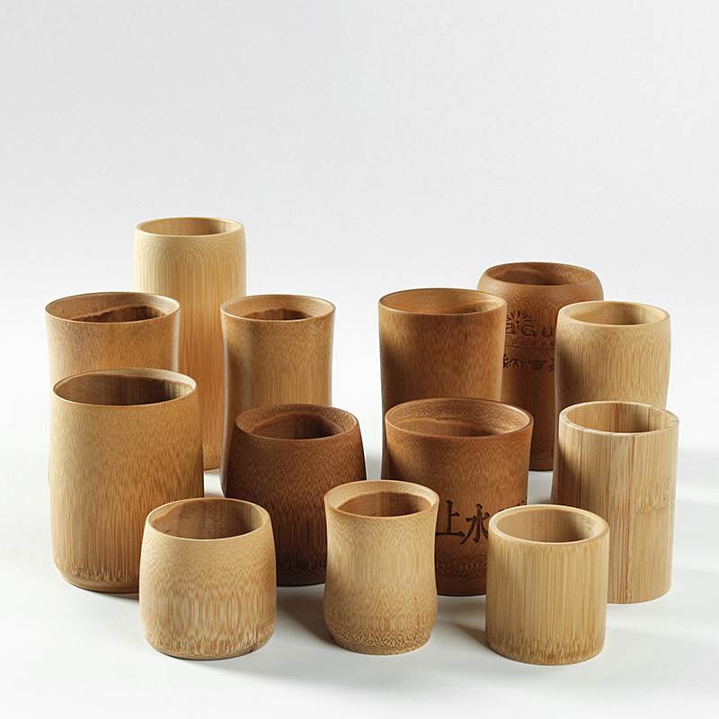 Bamboo Cup with Straw