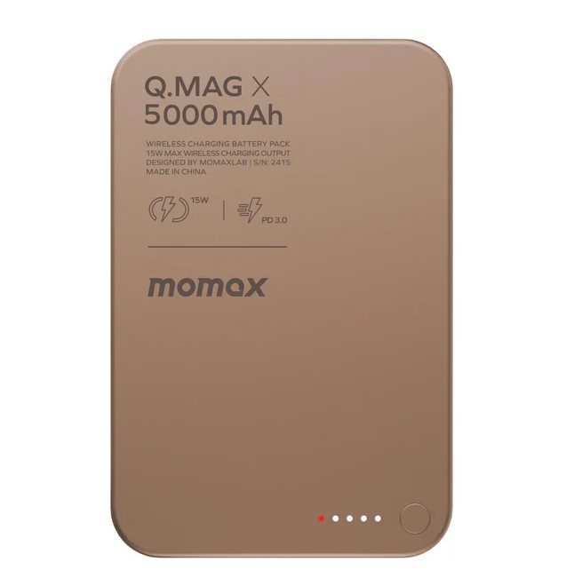 Momax Q.Mag X 5000mAh 超薄磁吸流動電源 - 第二代 (CCC 認證)
