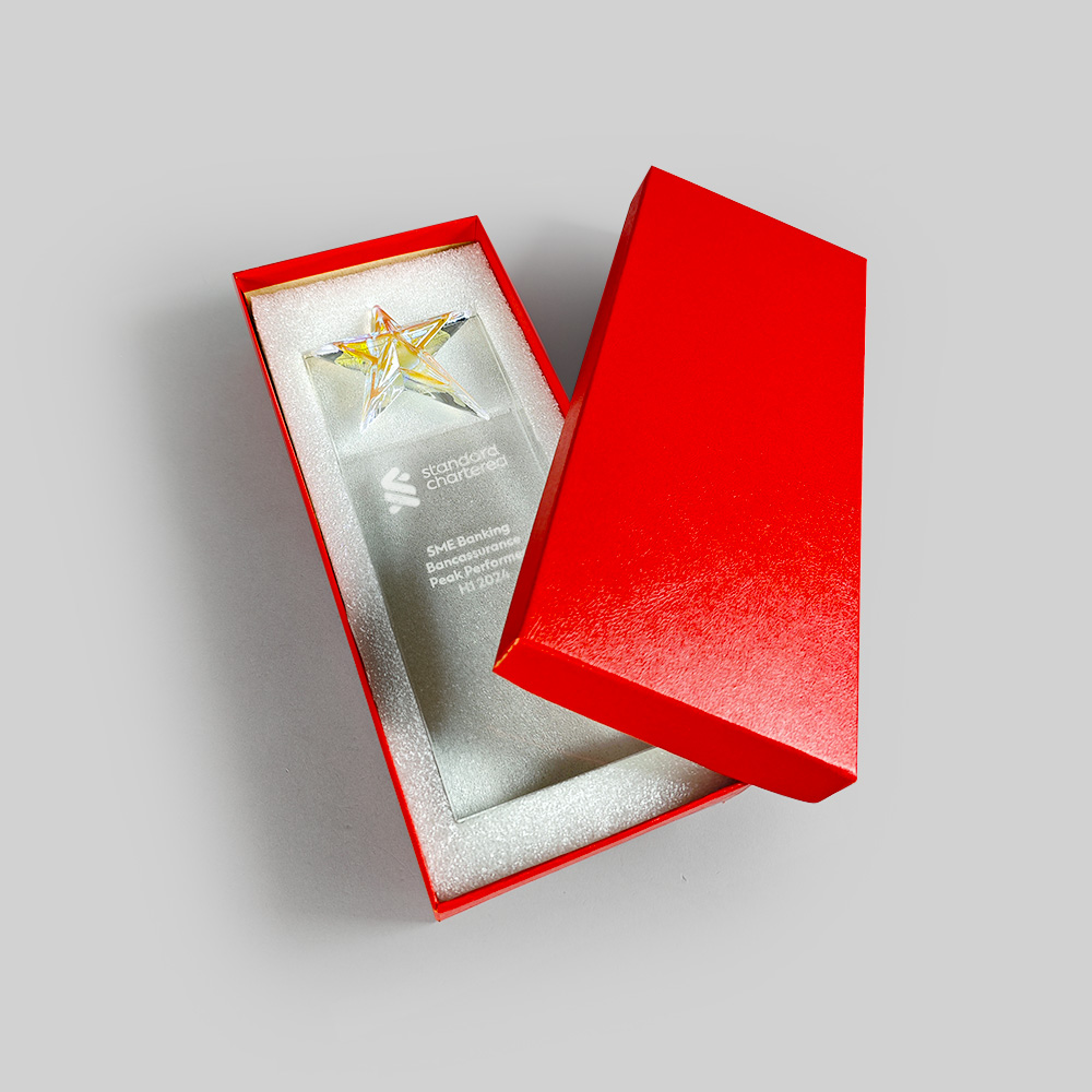 Star Style Crystal Trophy