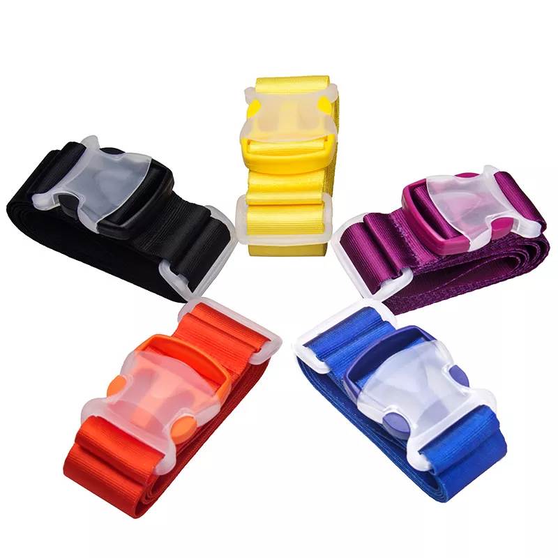 Luggage Belt with Transparent Buckle