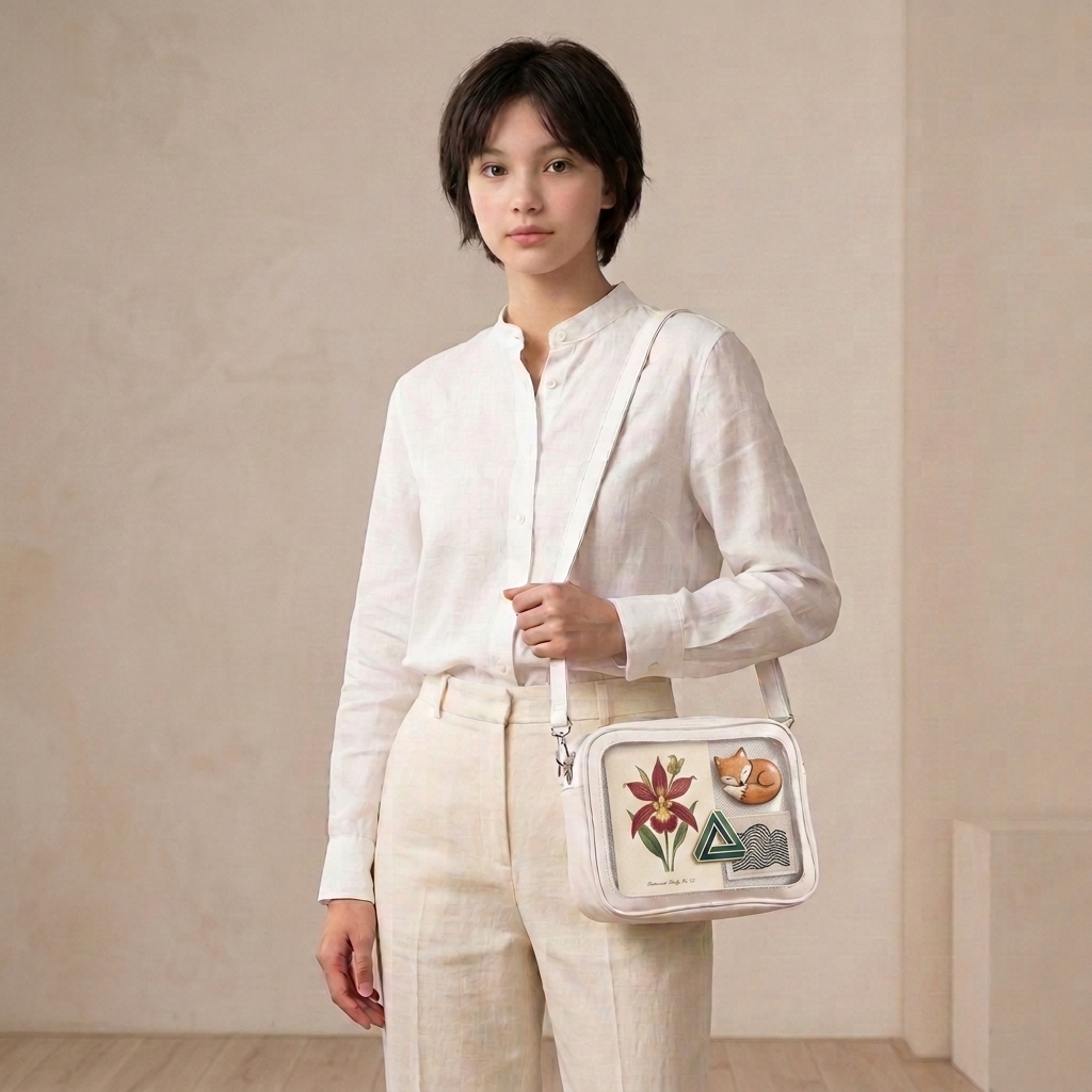 客製化多色 PU 痛袋斜背袋（附展示內袋）
