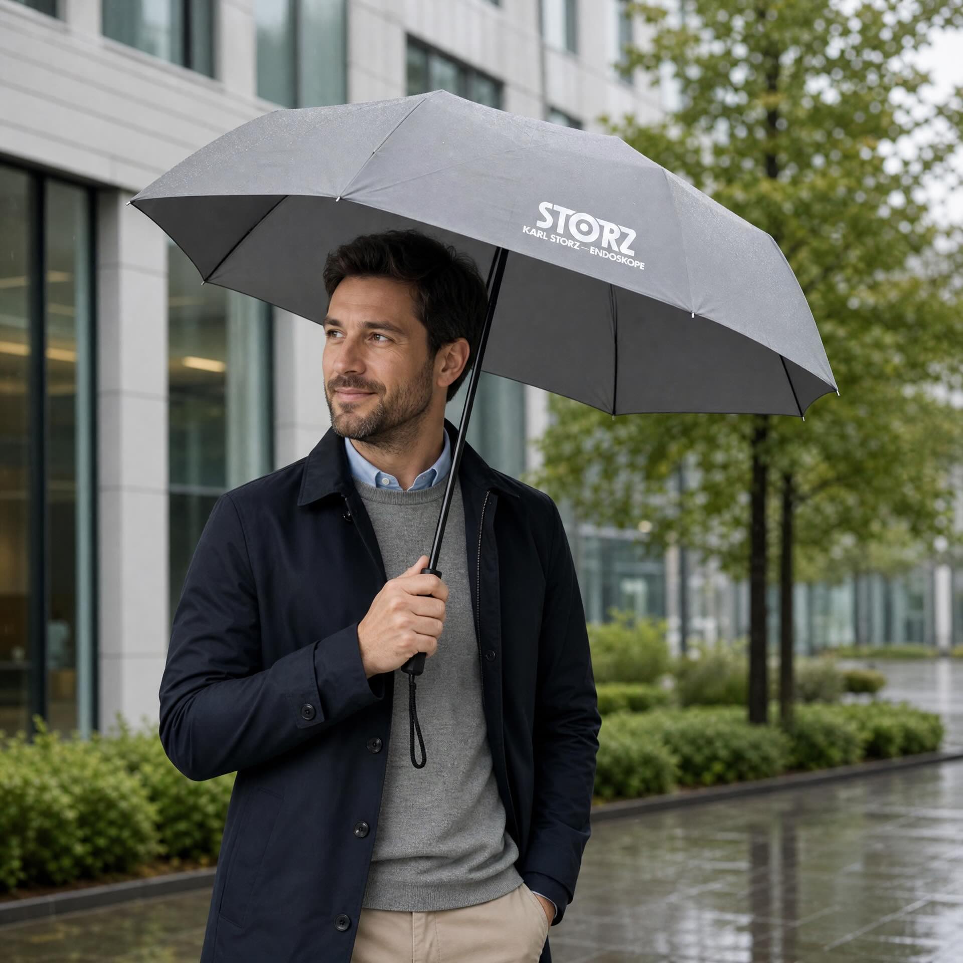 3摺手開雨傘連吸水傘袋（STORZ 客戶案例）