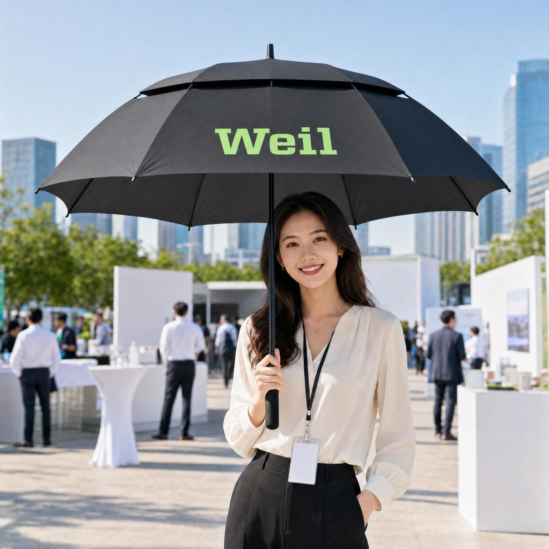 自動開雙層通風高爾夫傘（Weil 客戶案例）