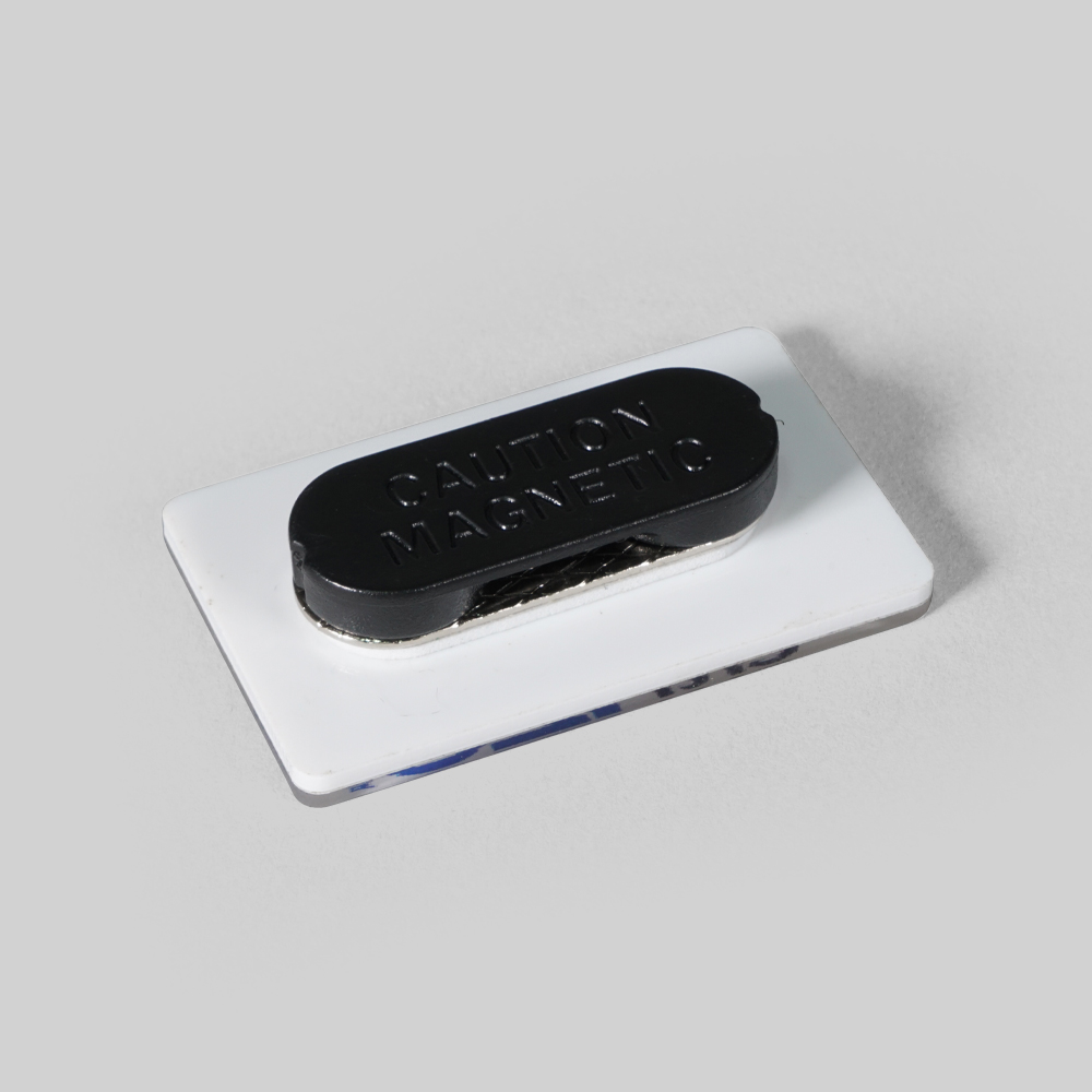 Acrylic badge