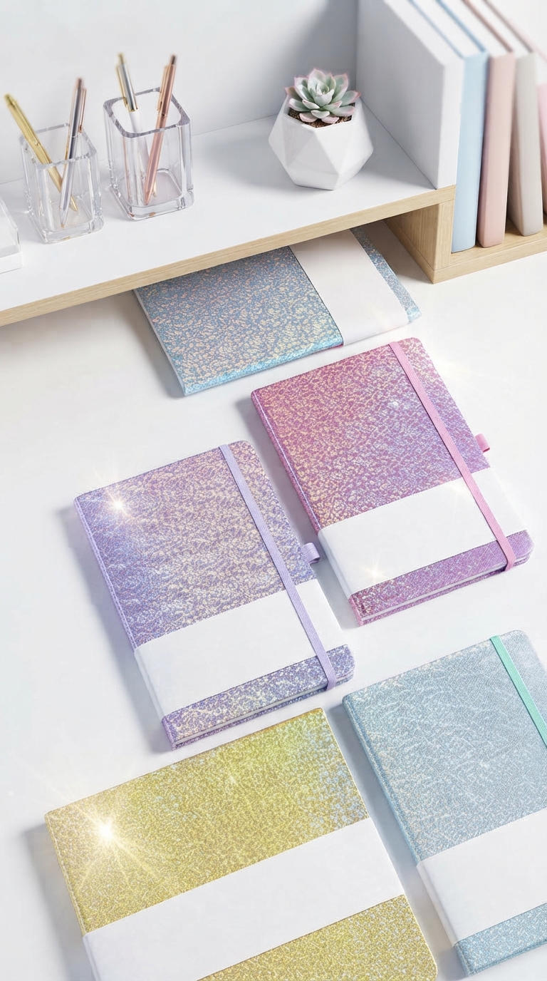 A5 Starry Sky PU Hardcover Notebook