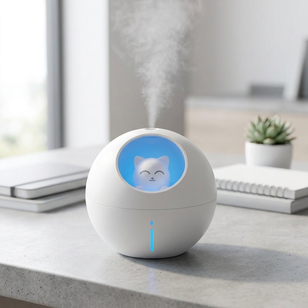 Portable USB Mist Humidifier (Custom Branding) 220 ml