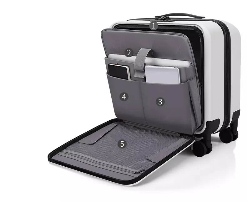 18 inch Suitcase with Front Opening pocket