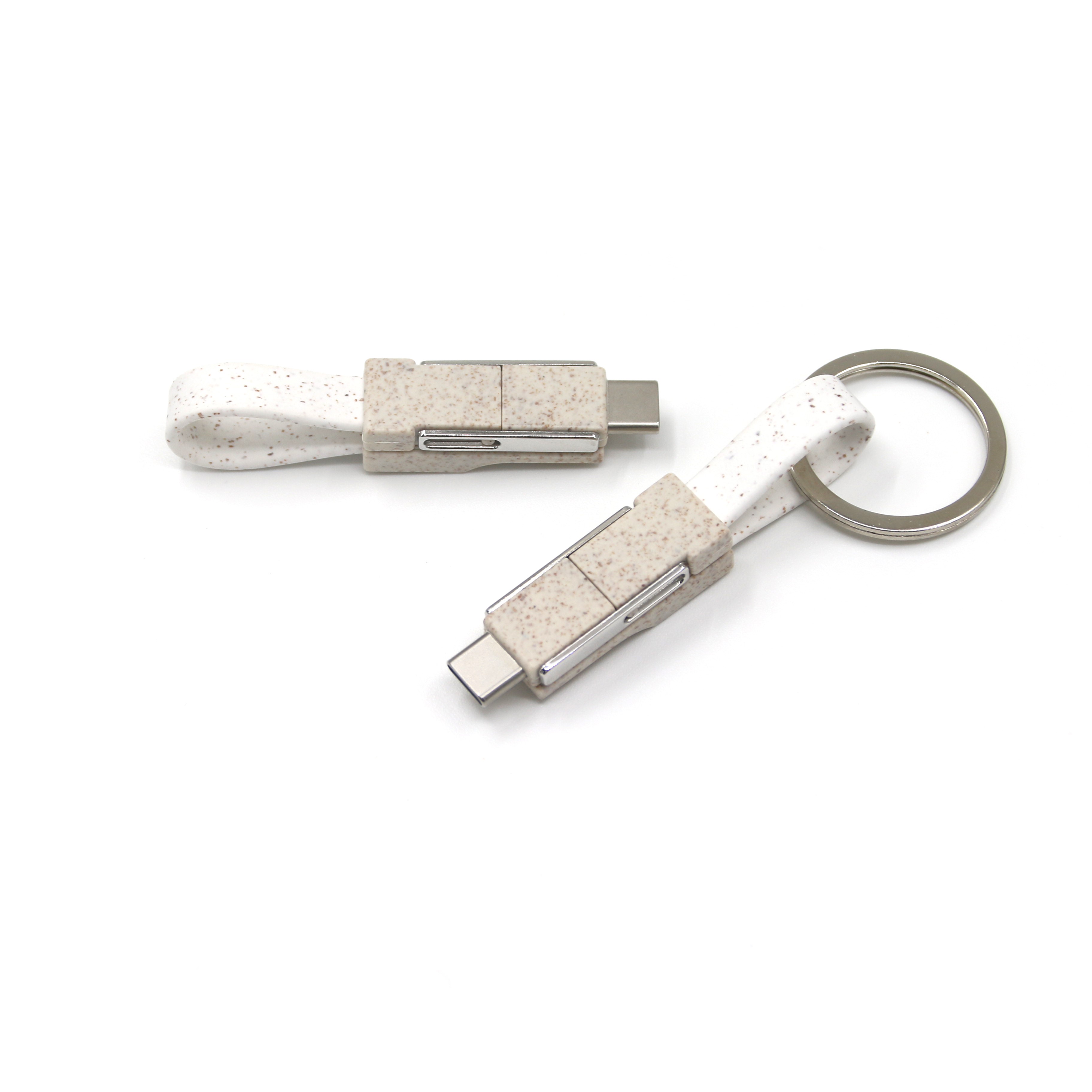 3-in-1 Wheat Straw Magnetic Keychain