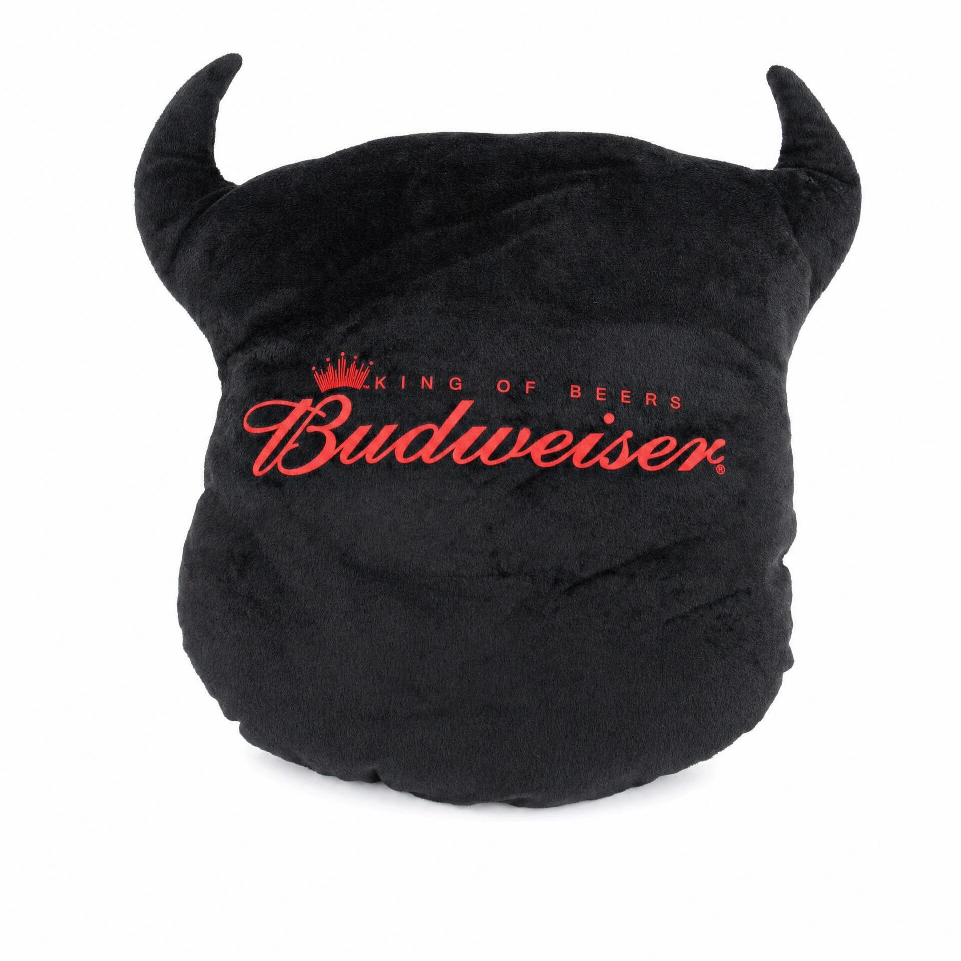 Budweiser 'King of Beers' Limited Edition Devil Shape Plush Cushion