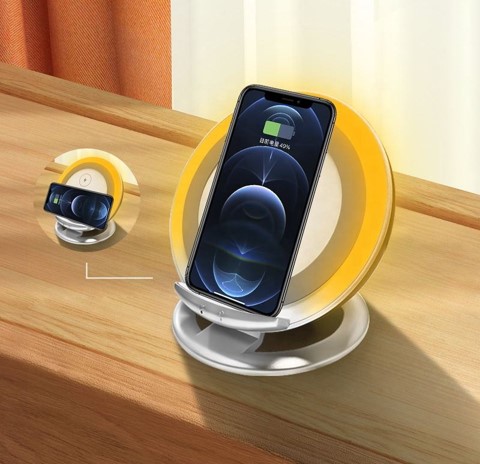 帶藍牙音箱的無線充電器