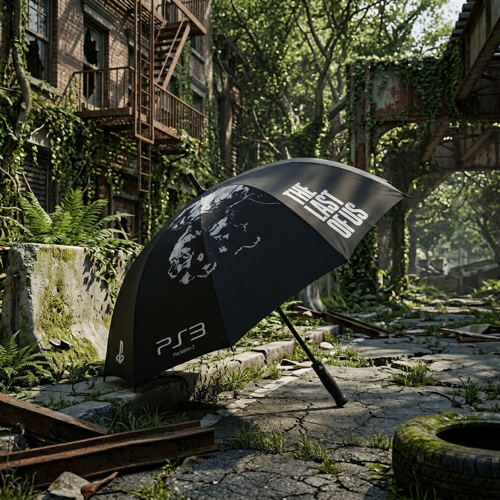 The Last of Us (PS3) Promo Umbrella | Collector-Grade OEM Gaming Merchandise