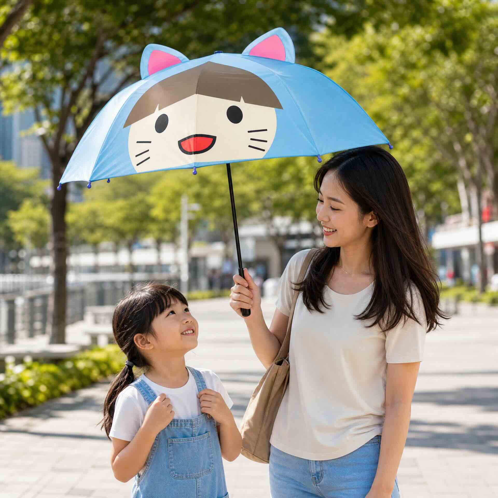 19吋兒童雨傘 (兔子卡通設計)