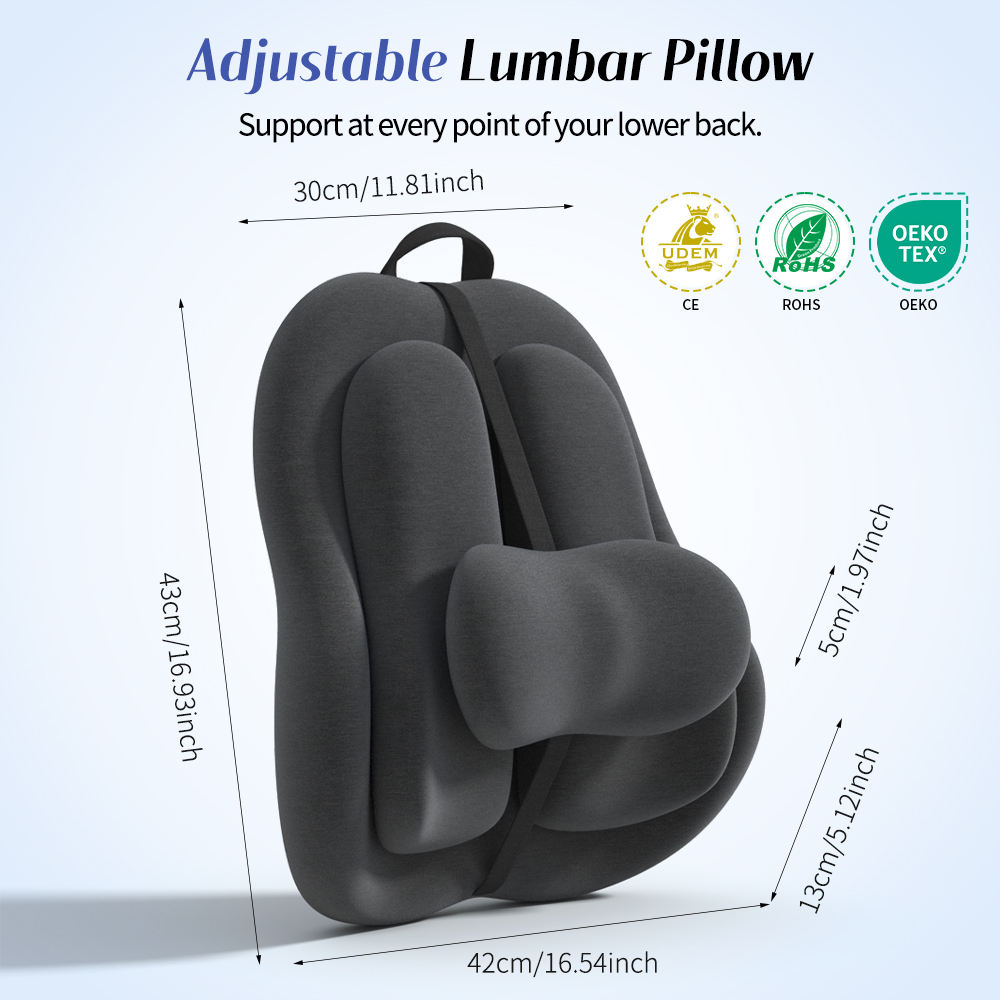 Office Chair Lumbar Support Pillow (Custom Branding)