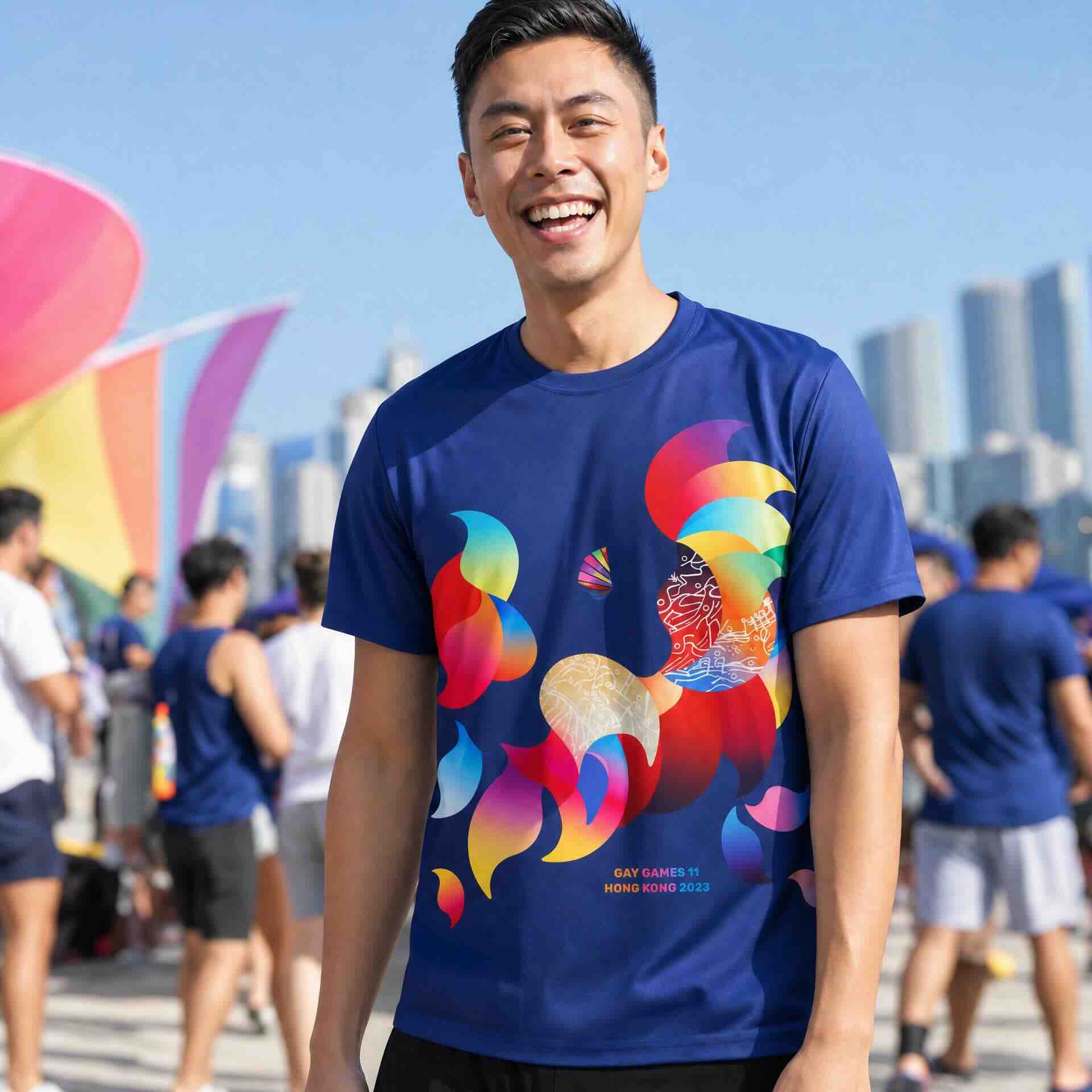 Full-Print Graphic Short Sleeve Tee (GAY GAMES 11 Edition)