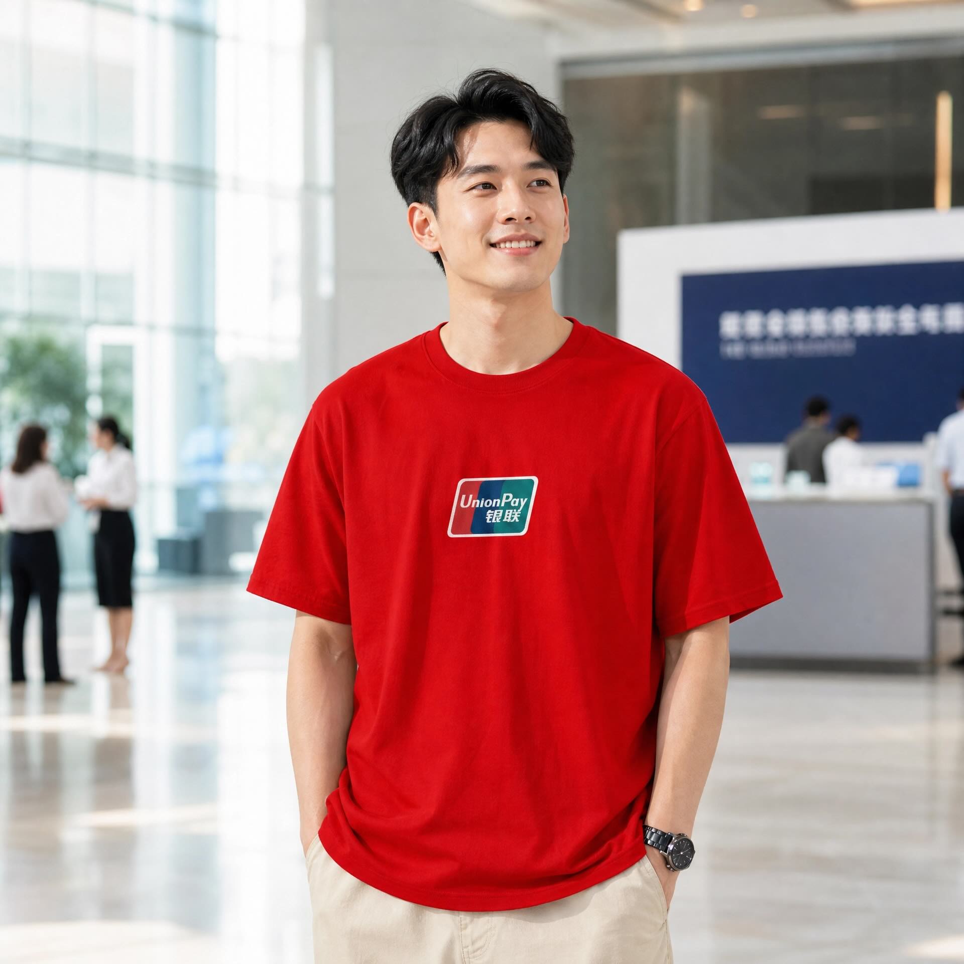 Premium 180g Cotton Short Sleeve Tee (UnionPay Event Edition)