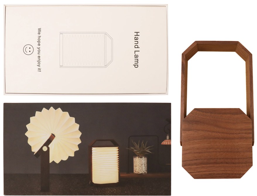 USB Folded Paper Hanging Rechargeable LED Lantern