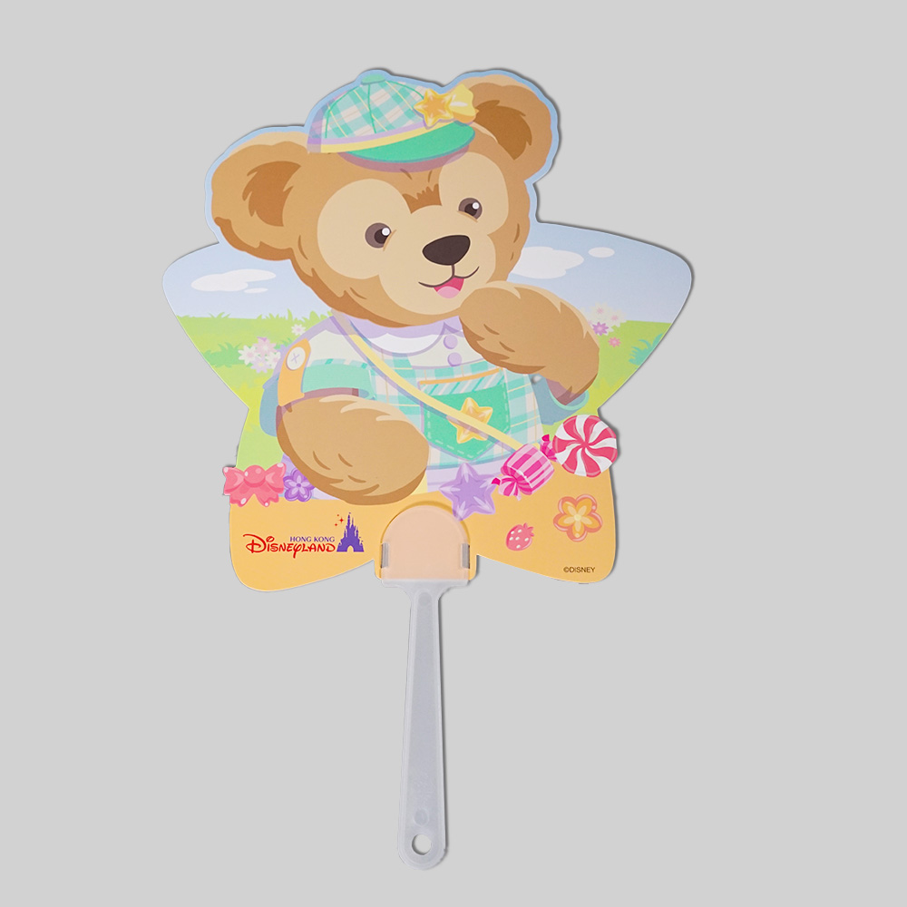 Paper Fan with handle (By"Duffy & Friends")