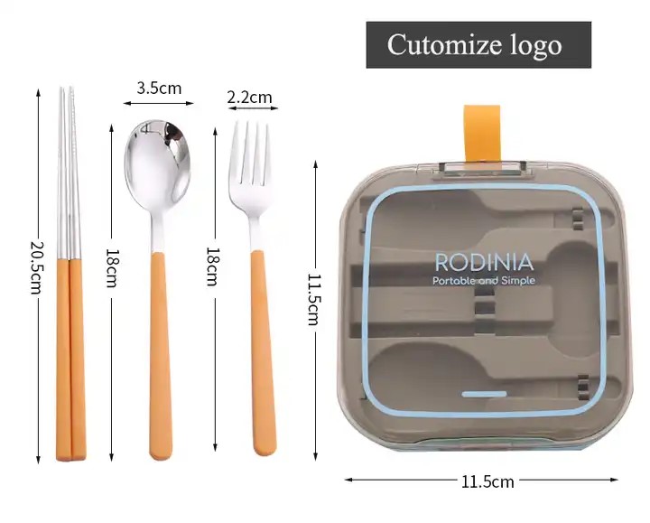 Stainless Steel Portable Eco-friendly Cutlery Set