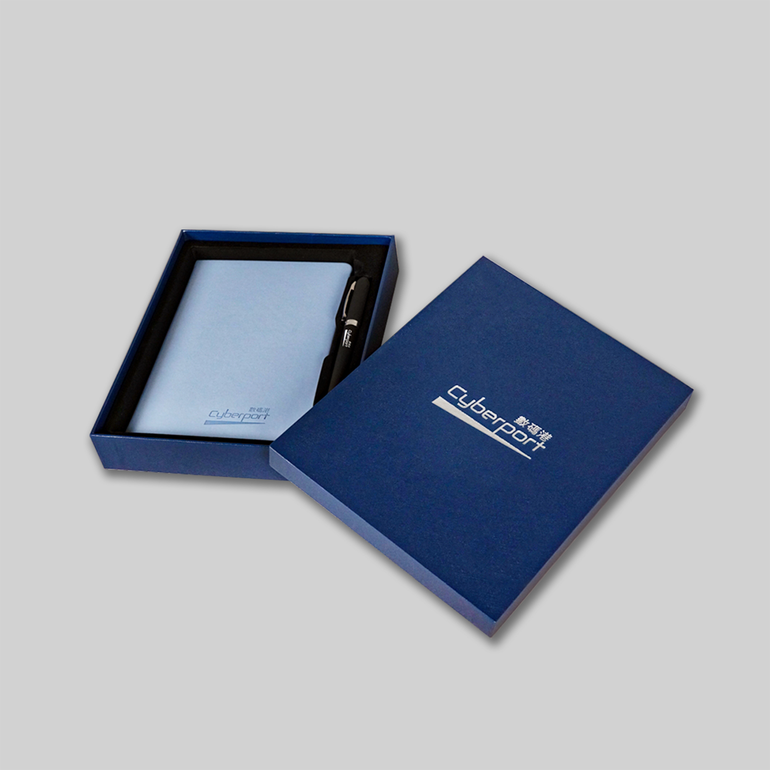 筆記本和筆套裝