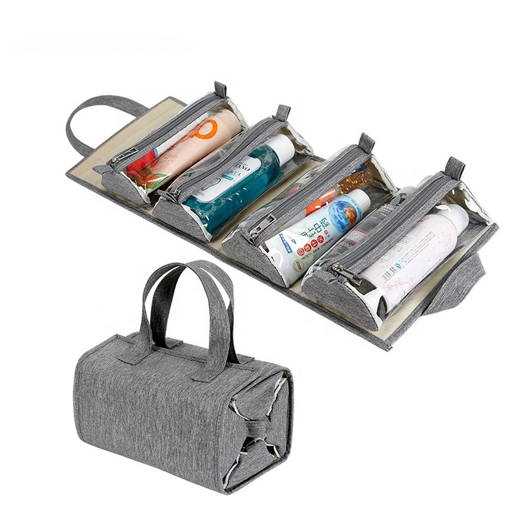 Travel Toiletry Kit with Removable Storage Bags